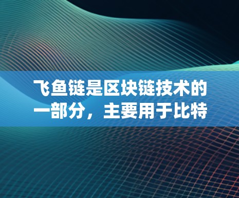 飞鱼链是区块链技术的一部分，主要用于比特币这样的去中心化的加密货币。链vpn则是基于飞鱼链的区块链，提供了一些增强功能和扩展能力。以下是对链vpn的详细介绍