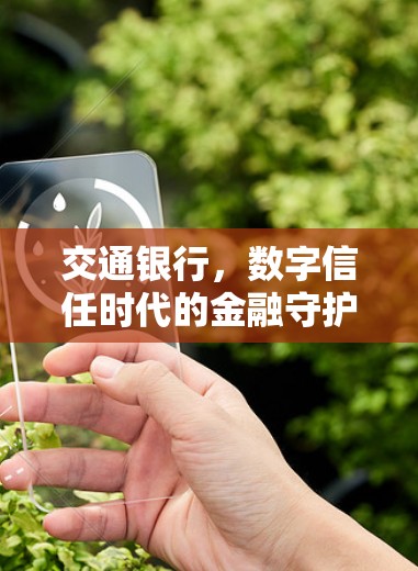 交通银行,数字信任时代的金融守护者 交通银行,数字信任时代的金融守护者