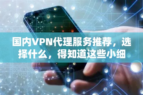 国内VPN代理服务推荐，选择什么，得知道这些小细节