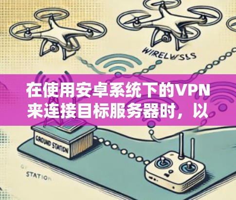 在使用安卓系统下的VPN来连接目标服务器时，以下是一些关键步骤和注意事项