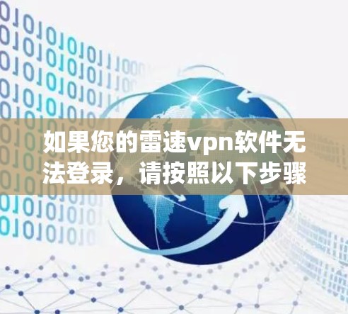 如果您的雷速vpn软件无法登录，请按照以下步骤进行