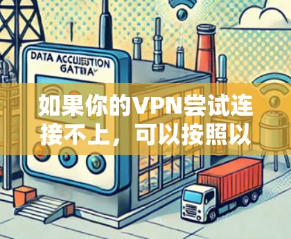 如果你的VPN尝试连接不上，可以按照以下步骤进行排查和解决