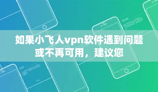 如果小飞人vpn软件遇到问题或不再可用，建议您