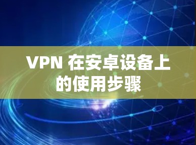 VPN 在安卓设备上的使用步骤