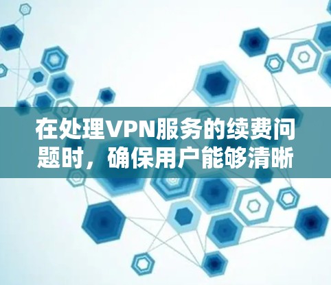 在处理VPN服务的续费问题时，确保用户能够清晰理解和操作续费流程至关重要。以下是一个分步的指南，涵盖续费的主要步骤