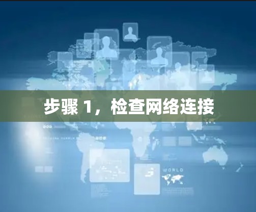 步骤 1，检查网络连接