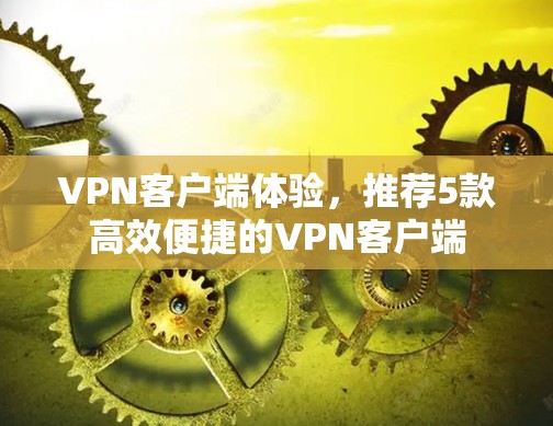 VPN客户端体验，推荐5款高效便捷的VPN客户端